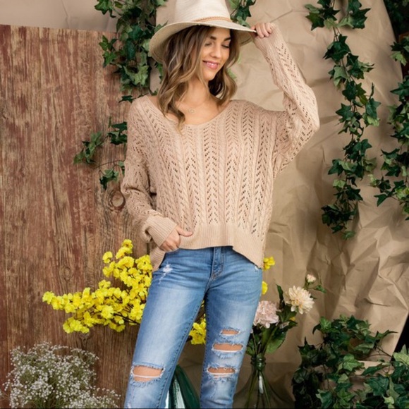 LAST CLEARANCE-NO OFFERS‼️Miranda Tie Sweater - Picture 2 of 8